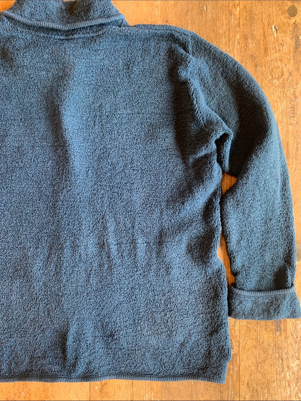 PA Company 1990’s Women’s Navy Blue Button-Up Cotton Cardigan - Picture 8 of 16